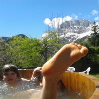 le bain nordique au printemps