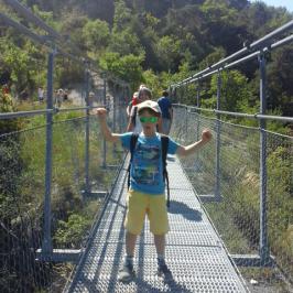 Ca y'est arrivé sur les passerelles ou pont de singe du Monteynard